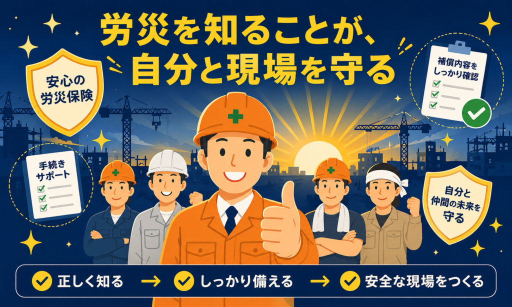 労災を知ることが自分と現場を守る
