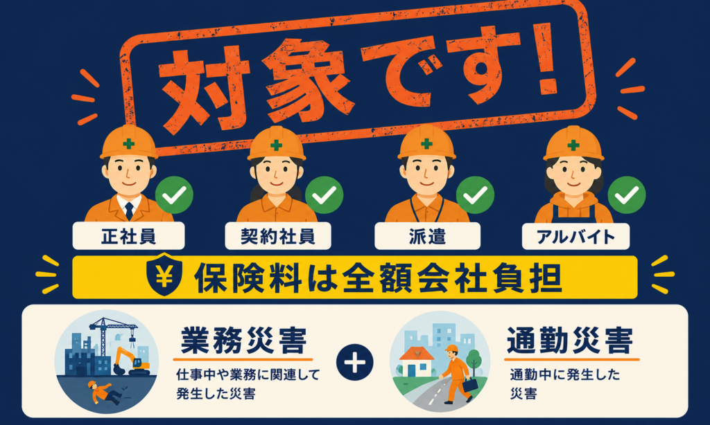 施工管理も労災保険の対象